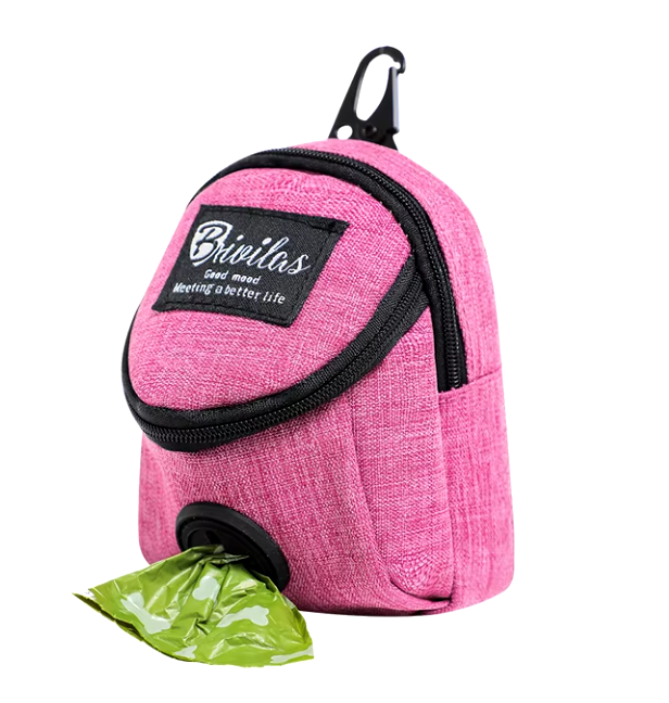 distributeur-de-sac-pour-chien-rose