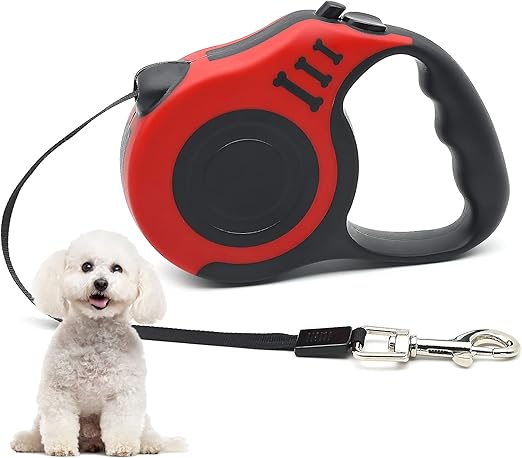 laisse-retractable-chien-rouge-noir