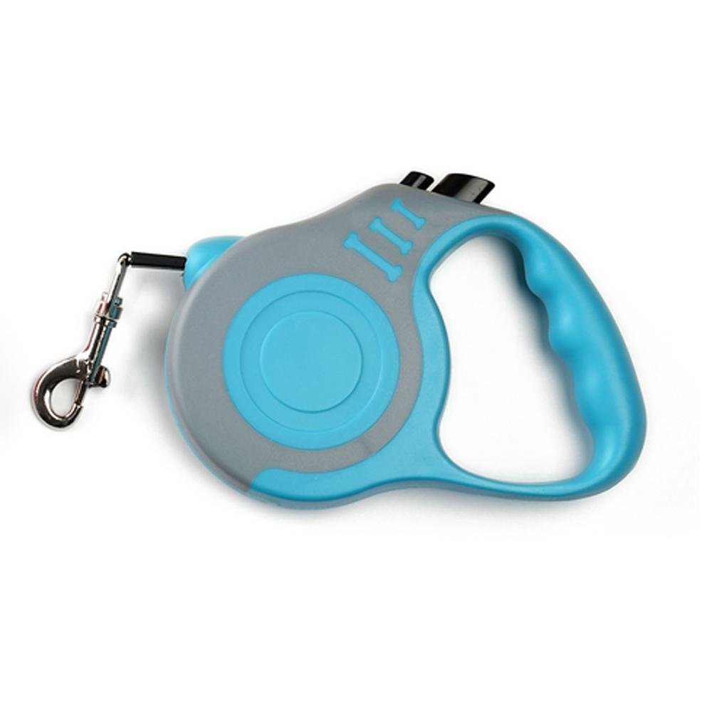 laisse-retractable-chien-turquoise-gris