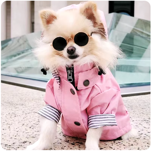 veste-impermeable-chien-rose